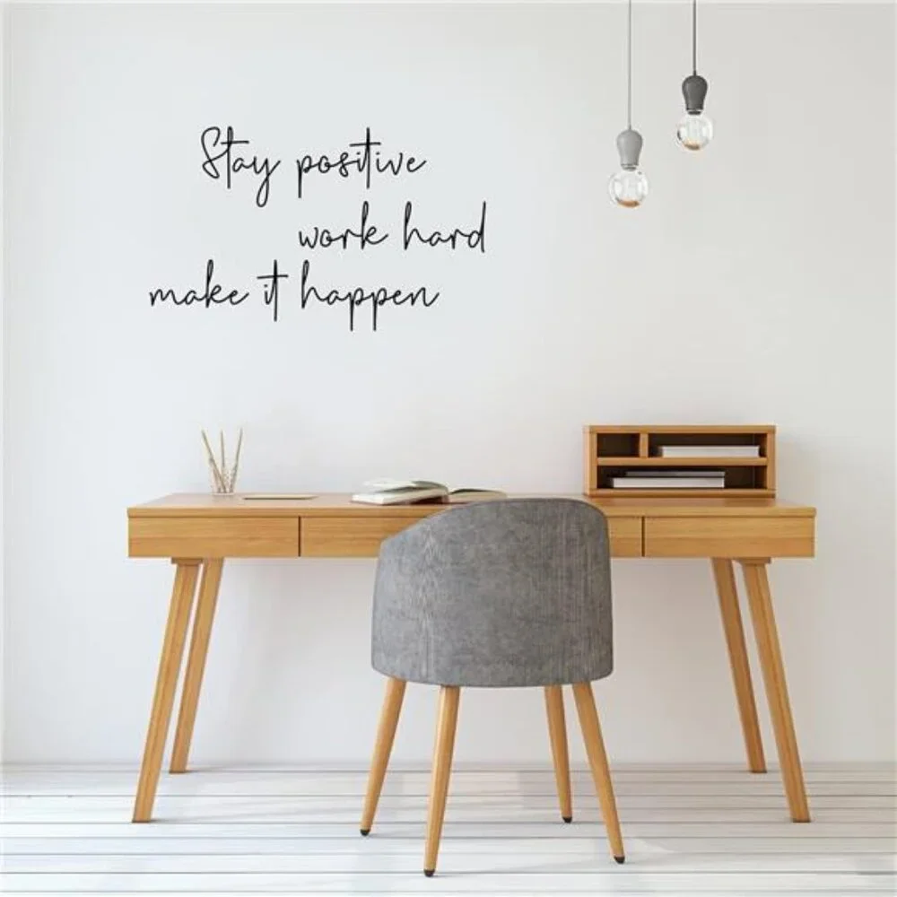 Inspirational Wall Decals 9 Pack Motivational Quote Vinyl Stickers Home Office